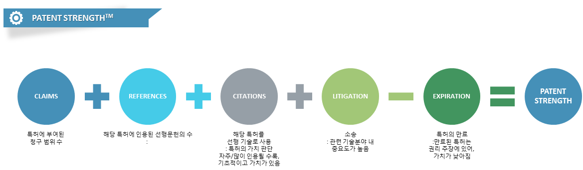 특허강도(Patent Strength) 개념도